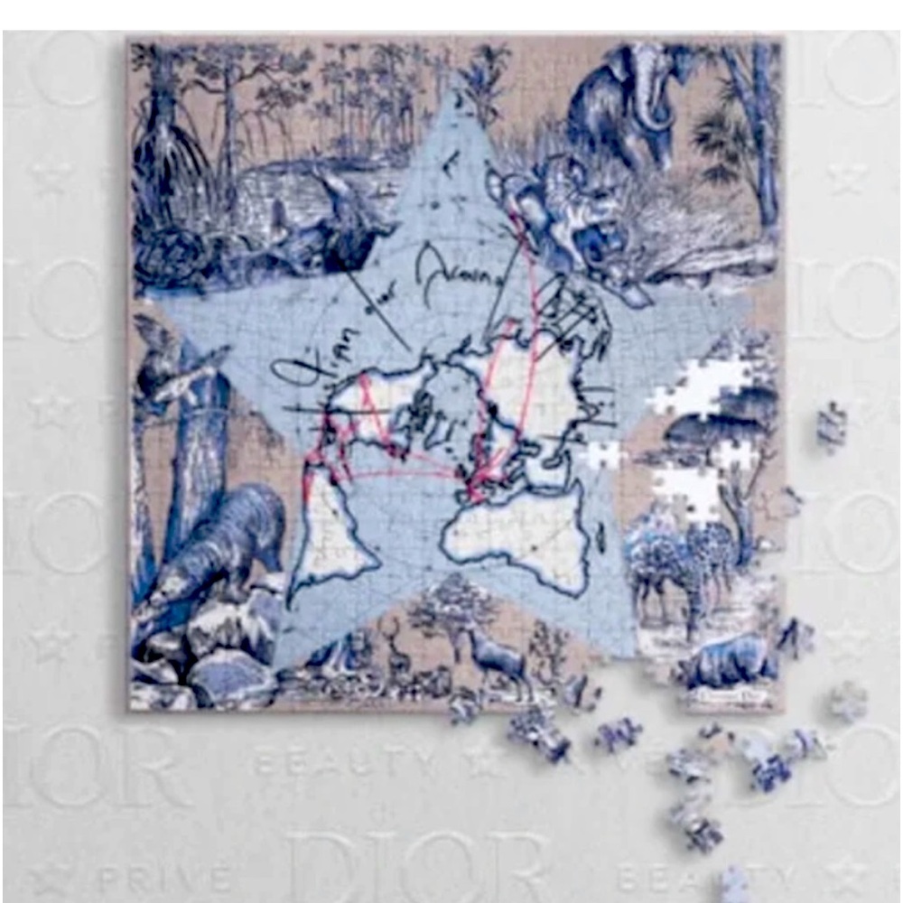NEW DIOR Exclusive Around The World 🌎 500 Piece Puzzle With Original Packaging